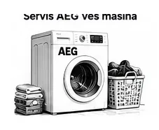 Servis AEG veš mašina Novi Sad — ilustracija servisa veš mašine u Novom Sadu